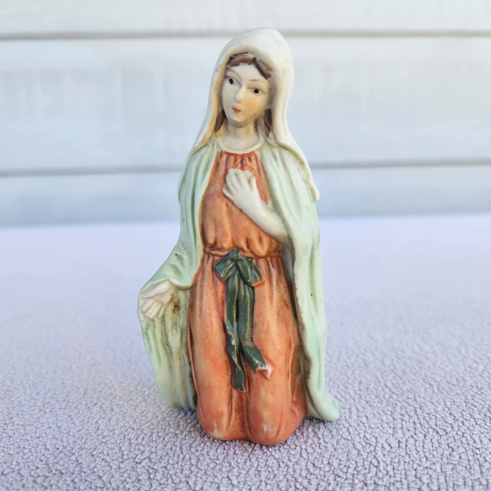 VTG Garden Ridge Nativity Replacement Virgin Mary Blessed Mother 3.5" Christmas